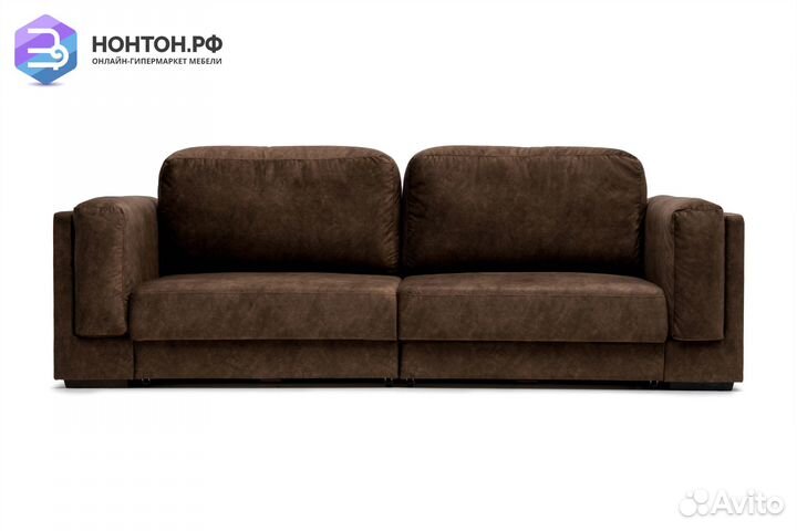 Диван еврокнижка Сорренто коричневый