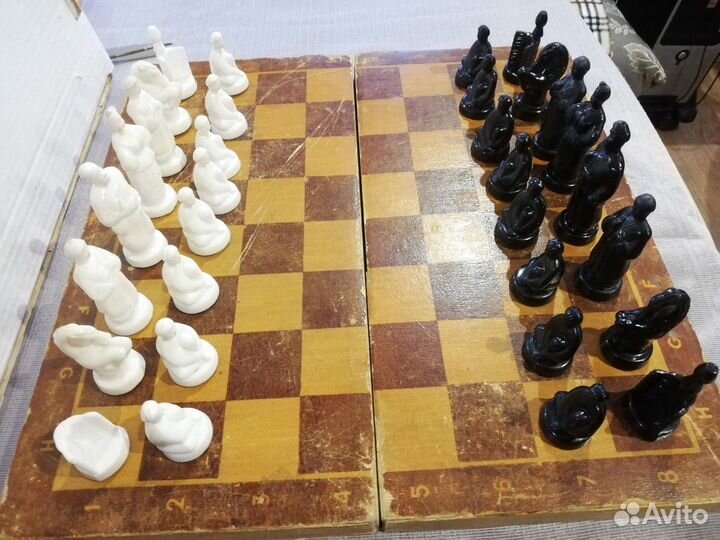 Шахматы СССР Казаки Хохлы Подарочные Сувенирные