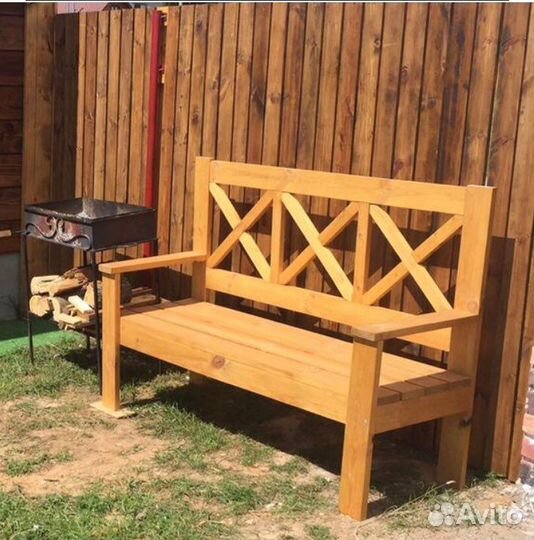 Скамья садовая лавка