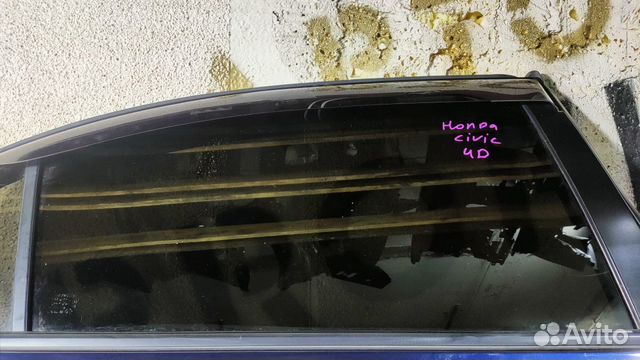 Стекло двери задней правой для Honda Civic viii