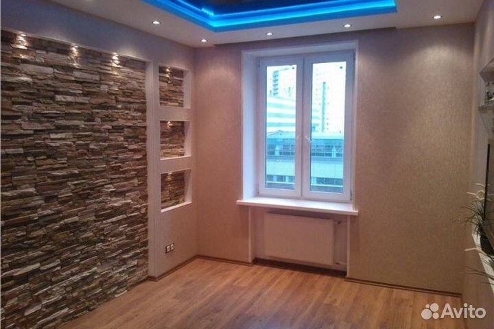 Штукатурка шпаклёвка стен Внутренняя отделка