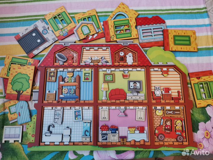 Развивающая игрушка пазл вкладыш