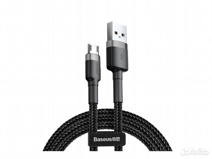 Кабель baseus Cafule, microusb, 2 м