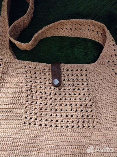 Сумка вязаная ручной работы по мотивам YS Laurent