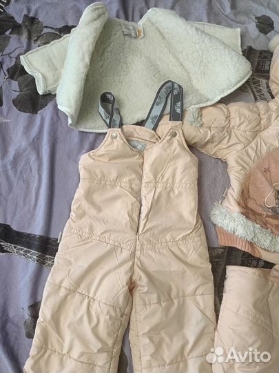Детский зимний комбинезон на девочку
