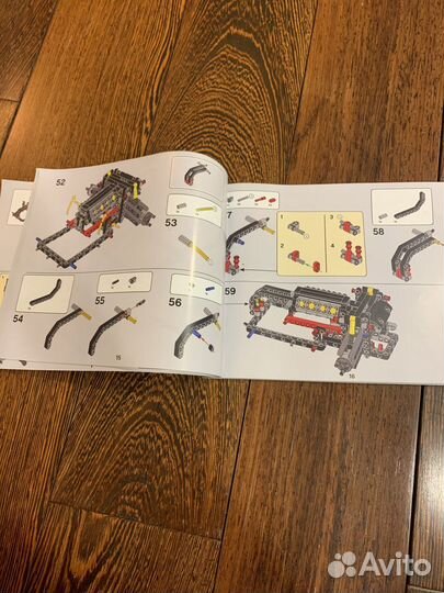 Lego technic аналог Ferrari 488 GTE