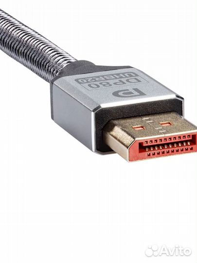 Кабель DisplayPort v. 2.1, 1 метр, 16K, 8K, 4K, 2K