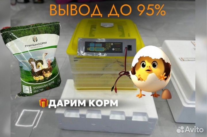 Инкубатор для яиц автоматический (112 яц)