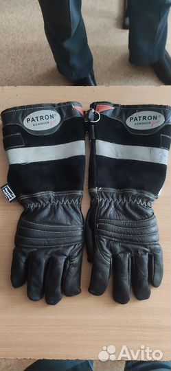 Краги кожаные, пожарные из германии на мембране