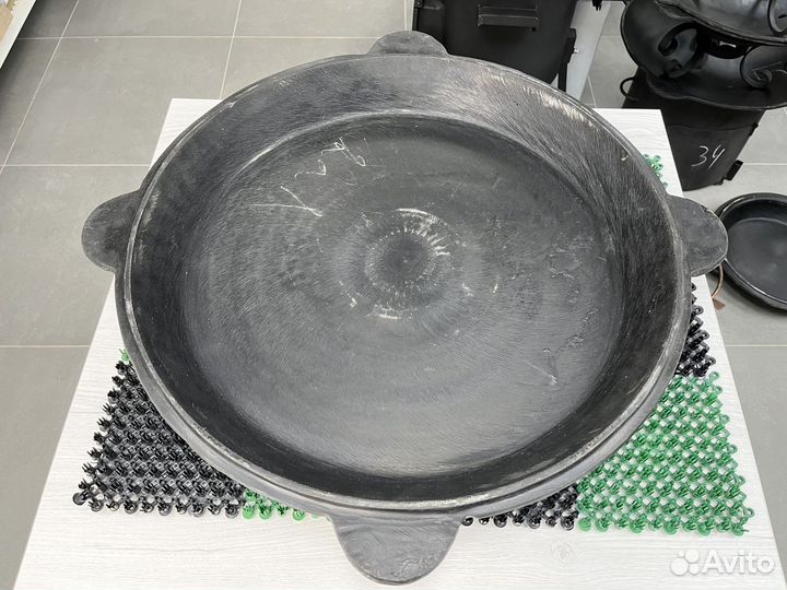 Чугунная крышка сковорода для казана