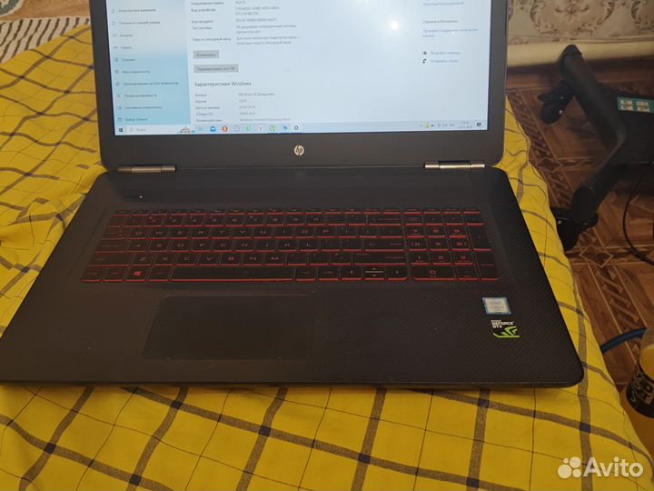 Игровой ноутбук HP omen