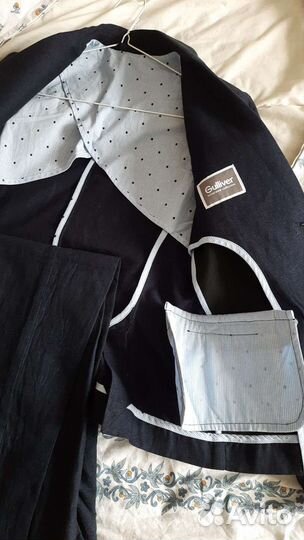 Костюм школьный синий рост 152-158