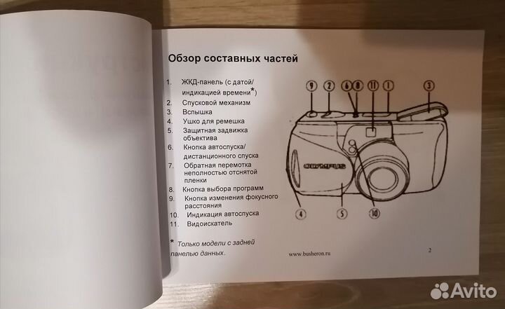 Инструкции к фотоаппаратам 
