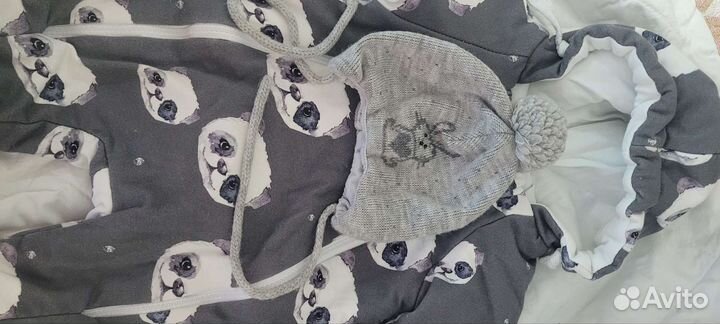 Комплект на выписку для мальчика осень