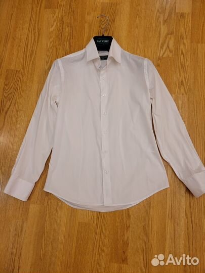 Рубашка белая VAN cliff junior 170