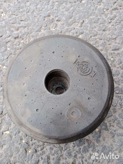 Буфер D165х 80 мм тип A autan 5 с платформой