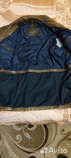Кожаная куртка Massimo dutti