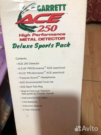 Металлоискатель garrett ace 250