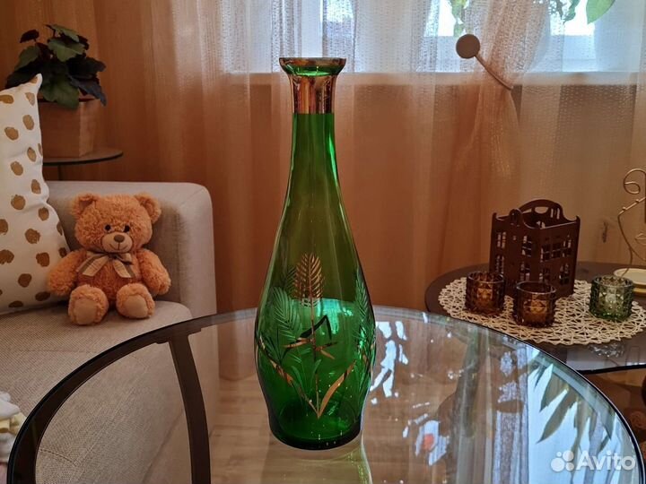 Вазы, кувшинчик под водку и декантер для вина СССР