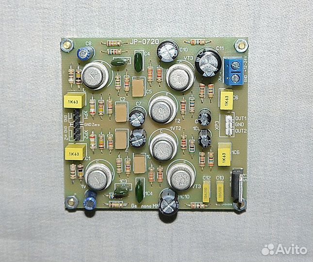 Радиоконструктор фонокорректор MM германиевые т-ры