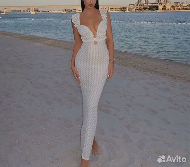 Платье женское вязаное