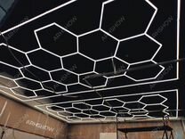 Светильники соты, шестигранники линейные LED
