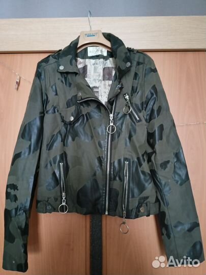 Ветровка женская экокожа