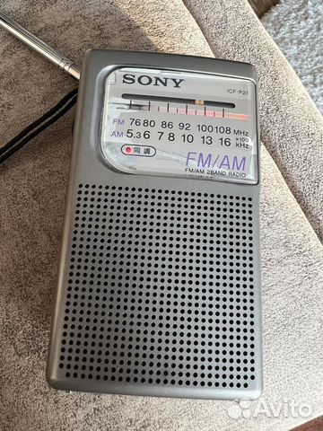 Радиоприемник Sony ICF-P21 купить в Москве | Электроника | Авито