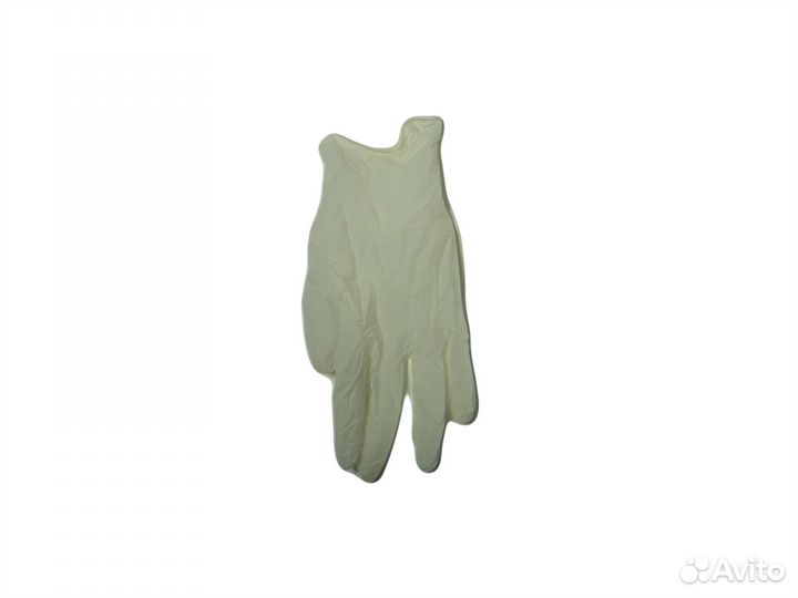 Перчатки латексные опудренные minimax, M, желто-бе