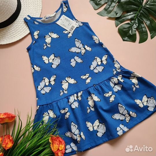 Новое платье H&M для девочки 104 140