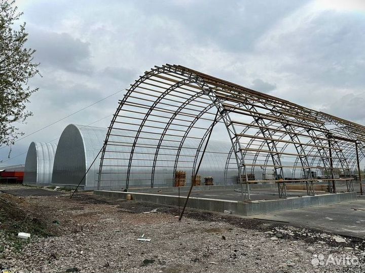 Фермы каркас дуги арки для ангара 9м9000 мм