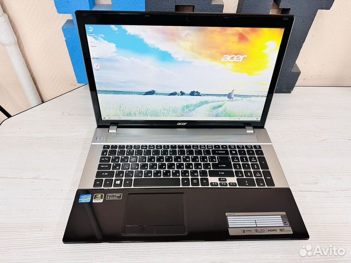 Игровой ноутбук core i7 8gb 17