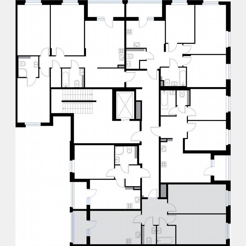2-к. квартира, 60,1 м², 3/3 эт.