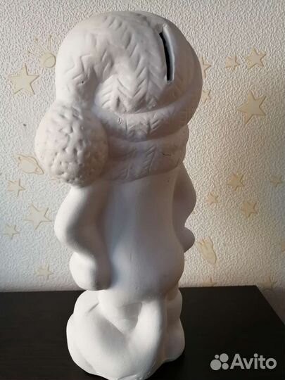 Детская копилка из гипса