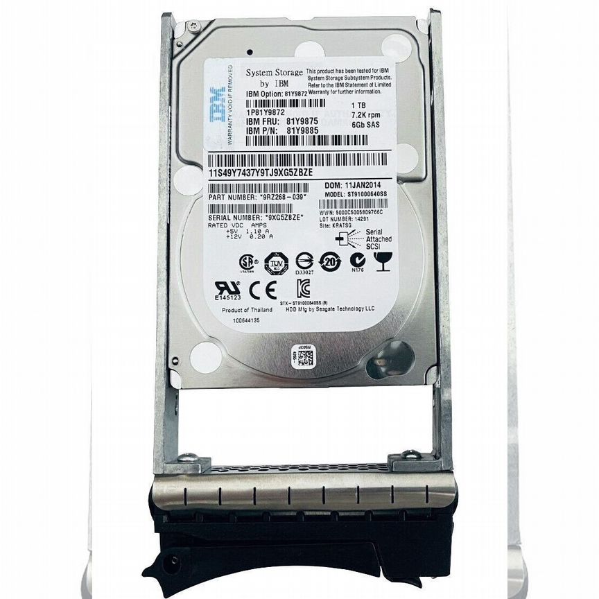 [81Y9885] Жесткий Диск Ibm 81y9875 1tb Sas 2,5" Hdd 81y9885