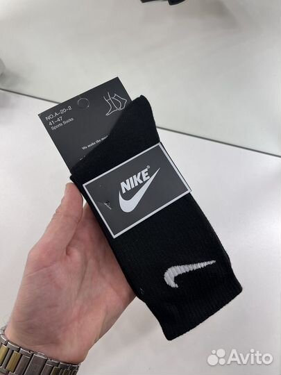 Носки Nike черные/белые
