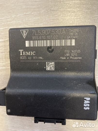 Блок комфорта Gateway Porsche Cayenne 955