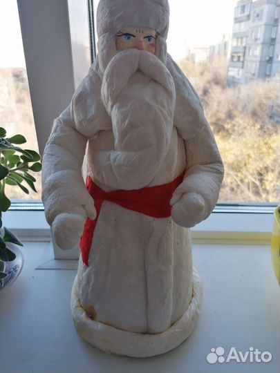 Ватный дед Мороз 1989 СССР 31 см