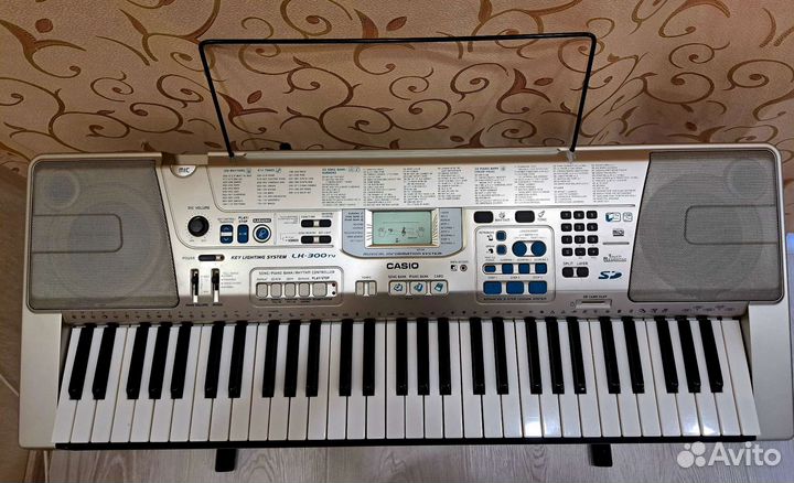 Синтезатор casio lk 300 tv