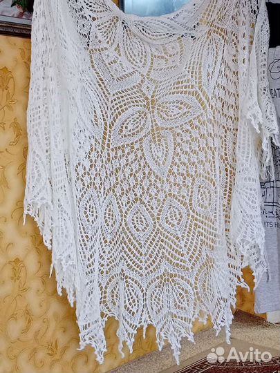 Шаль ручной работы