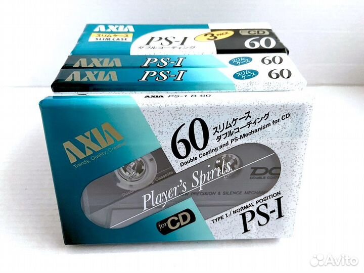 Аудиокассета кассета Axia (Fuji) PS-I 60 - 1991 г