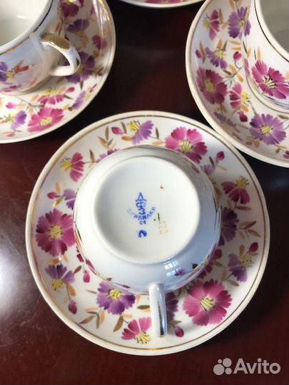 Чайные пары дфз Вербилки 1950-е годы