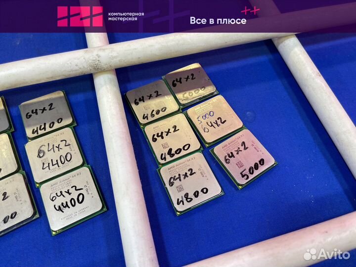 Процессоры AMD Athlon 64 x2 в ассортименте