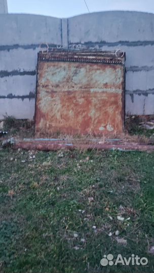 Ворота с калиткой распашные бу