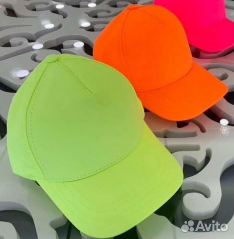 Новые неоновые кепки детские, Турция