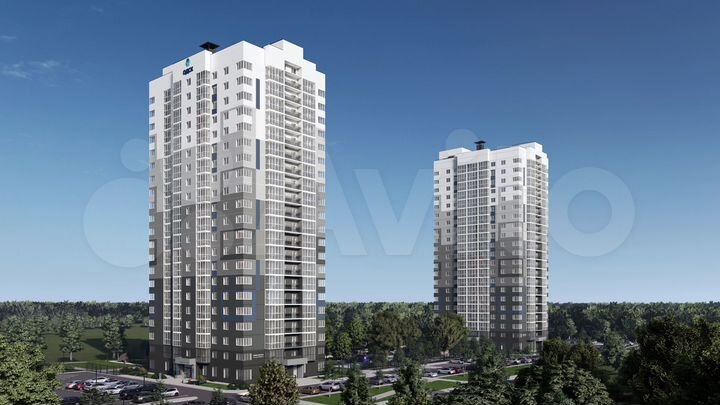 2-к. квартира, 66,3 м², 2/21 эт.