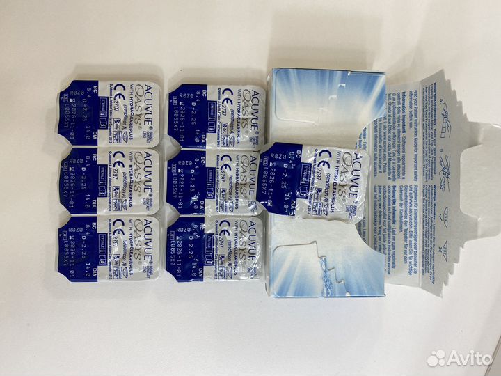 Линзы acuvue oasys