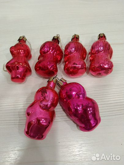 Елочные игрушки СССР одним лотом