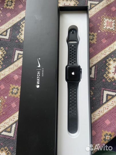 Часы apple watch 3 38 mm nike