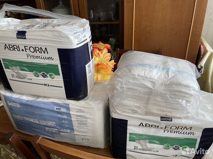 Подгузники для взрослых м (набором из 3 упаковок)